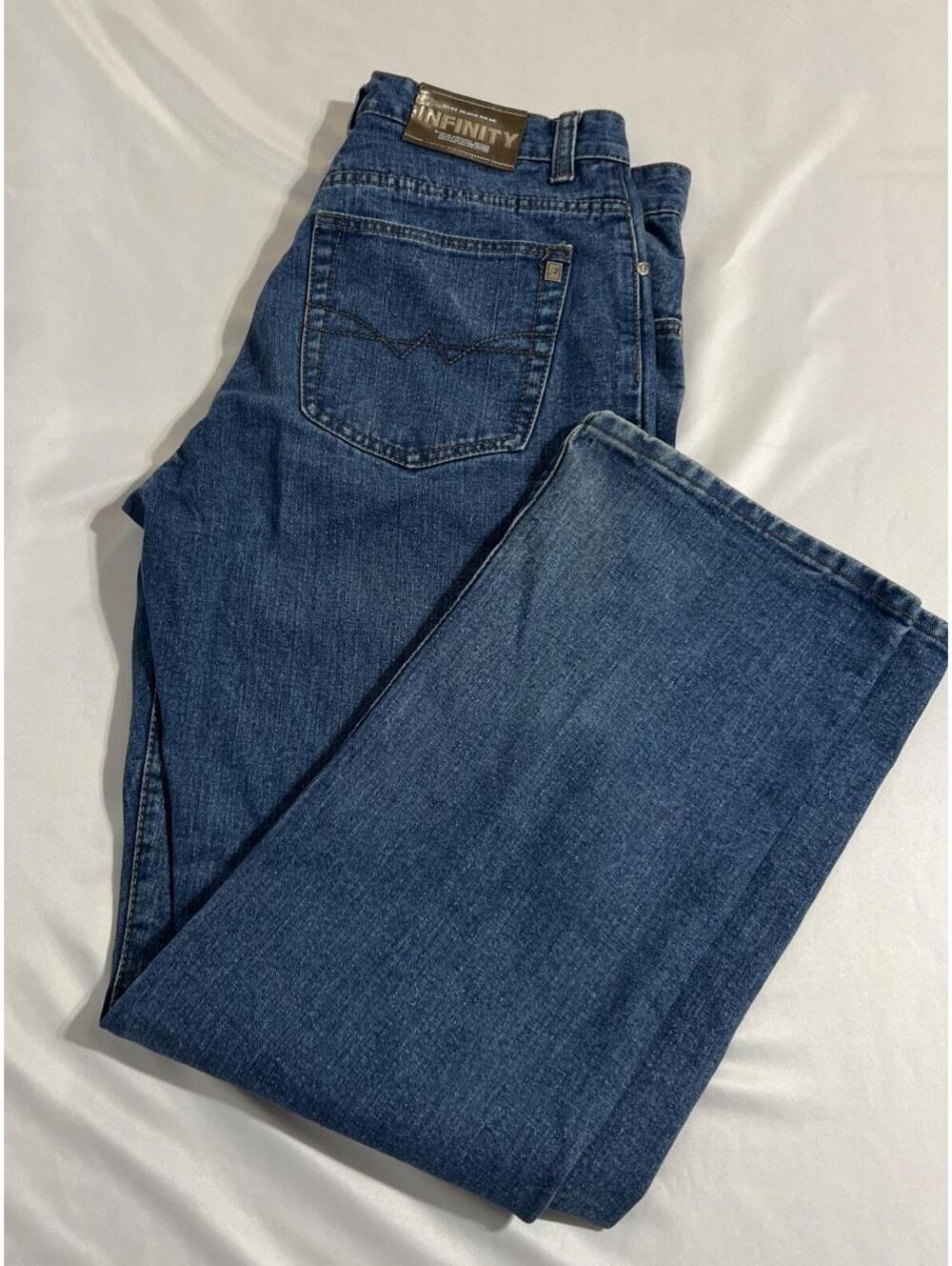 Infinity Jean Men’s Size 38x32 Blue Heavyweight Denim Jeans